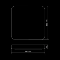 Світильник LED SMART SML-S21-90/2-DIY 3000-6000K 90Вт з д/у